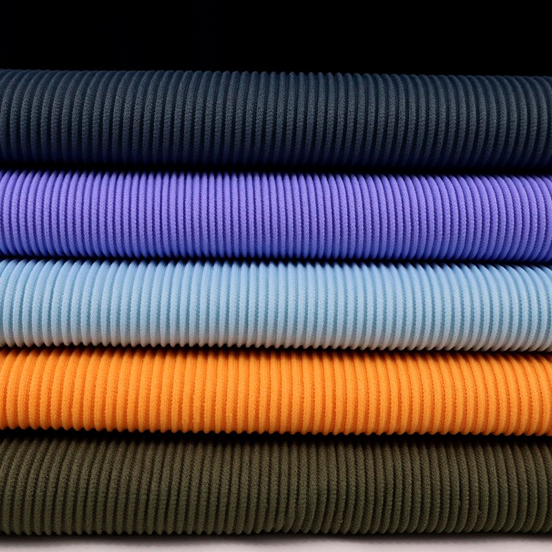 Matte rib high elastic spandex15% nylon85% fabric for underwear sportswear and yoga