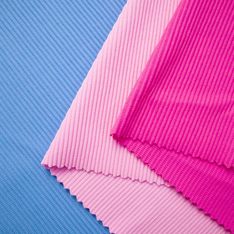 Matte rib high elastic spandex15% nylon85% fabric for underwear sportswear and yoga