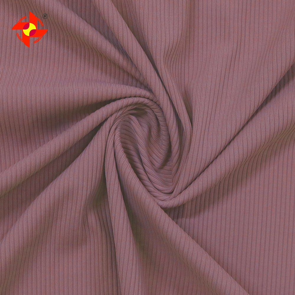 2024 New Striped 170gsm Knitted Fabric Eco-friendly 88 Nylon 12 Spandex Sweatshirt T-Shirt Fabric