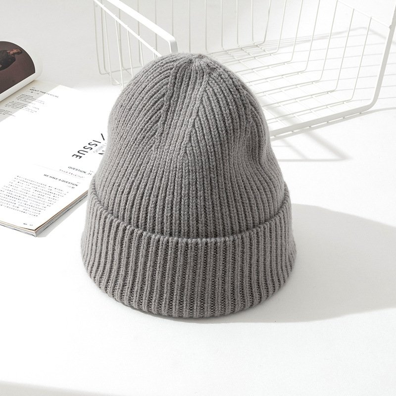 High Custom Designer Black Ribbed Slouchy Winter Knitted Hat Beach Beanie Skull Character Letter Printed Cashmere Free Babies