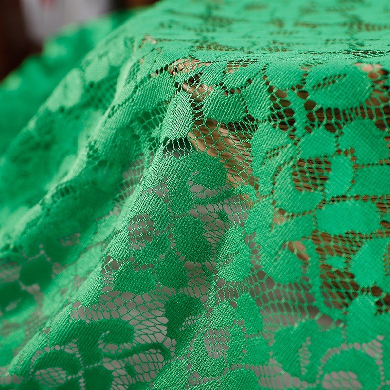 New Style Lower Price Fashion Nylon Cotton Strands Lace Fabric For Dress