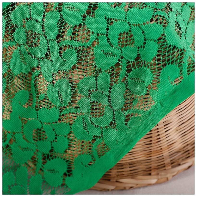New Style Lower Price Fashion Nylon Cotton Strands Lace Fabric For Dress