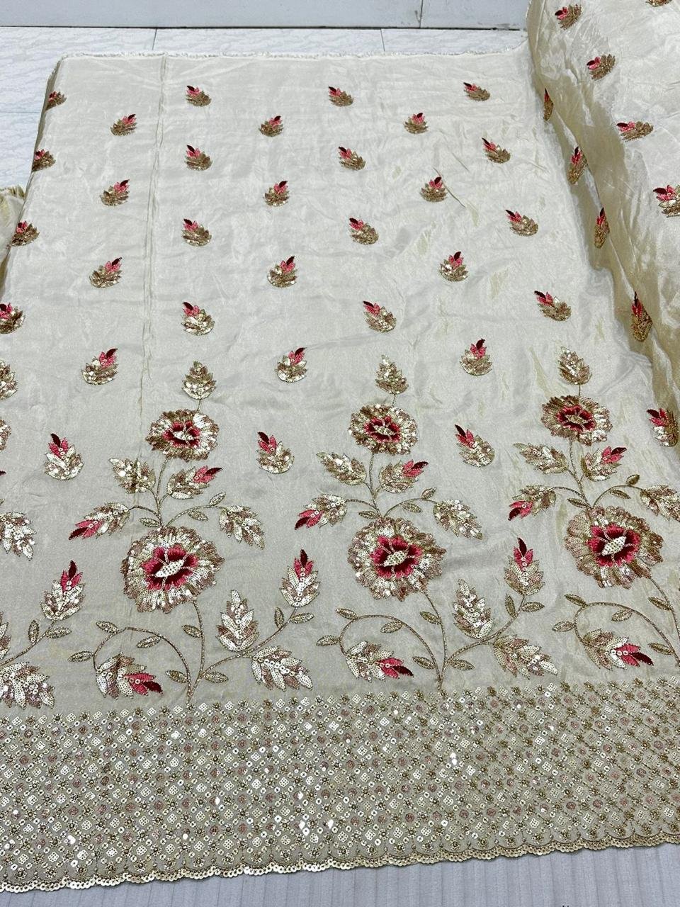 Direct Factory Import Most Selling Pure Natural Silk Crepe Embroidery Fabric Wedding Special Occasions Printed Tulle Boys'