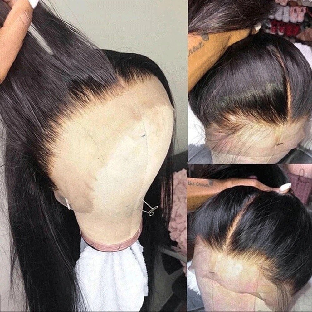 Straight Raw Peruvian Human Hair Lace Front Wigs For Black Women Glueless Wigs Virgin Human Hair Hd Lace Frontal Wigs Human Hair