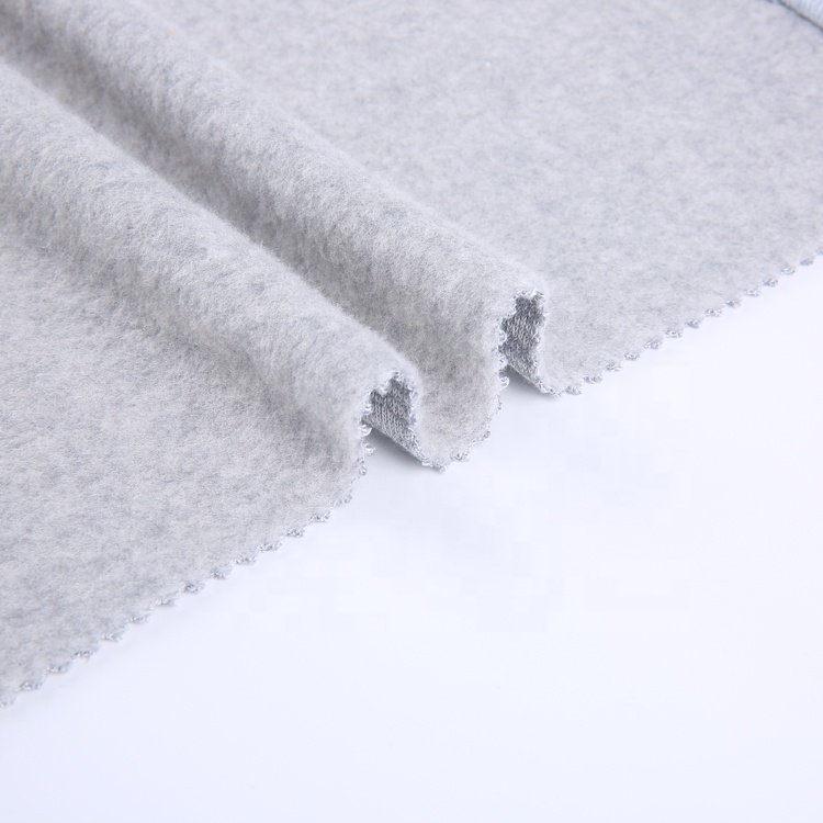 Hot sale 1x1 rib knit fabric China manufacturer customised thick needle knit TR nap brushed 1*1 rib fabric