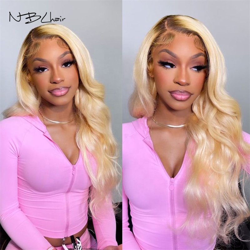 Sale Cheaper Price 4/613 Blonde Color Wigs Human Hair 13x4 Lace Front Wigs Straight Brazilian Virgin Hair Glueless Lace Wigs