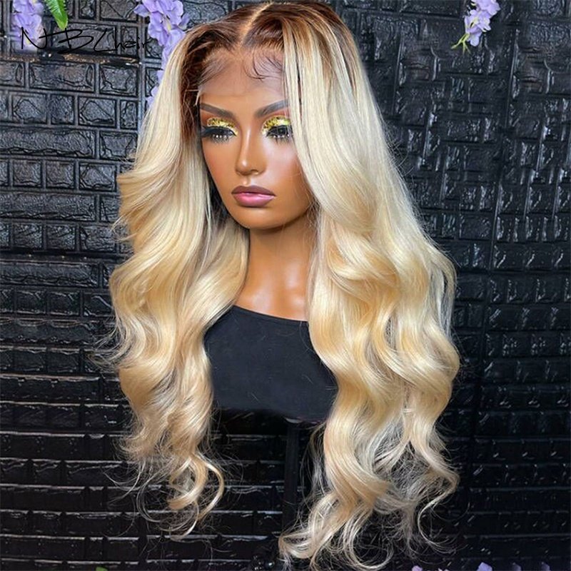 Sale Cheaper Price 4/613 Blonde Color Wigs Human Hair 13x4 Lace Front Wigs Straight Brazilian Virgin Hair Glueless Lace Wigs