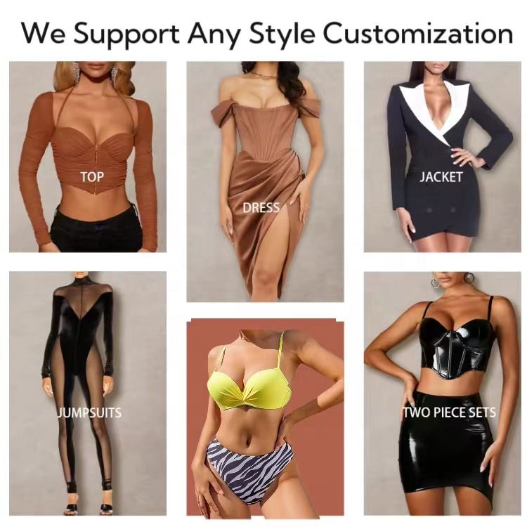Custom Women Chic Black Sweater Dress Outfits Clothes V-neck Autumn Winter Elegant Ribbed Knitted Bodycon Dress