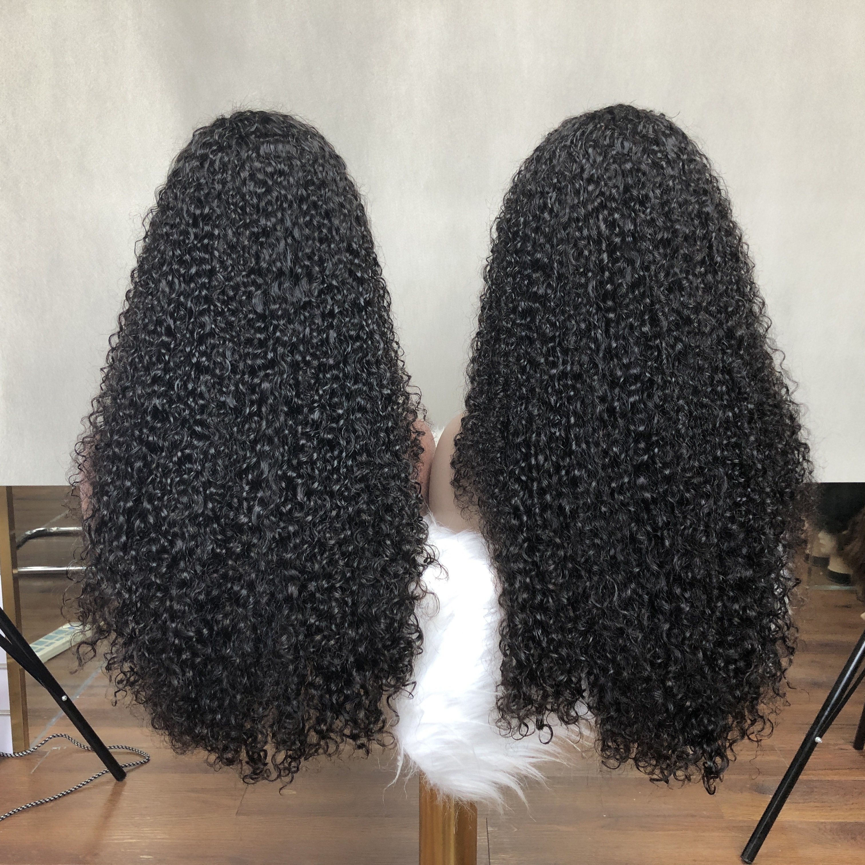 Raw Indian Temple Hair Wholesale Pixie Curl 13X4 HD Lace Frontal Wig Human Hair Wigs Virgin Hair Vendor Ready To Ship