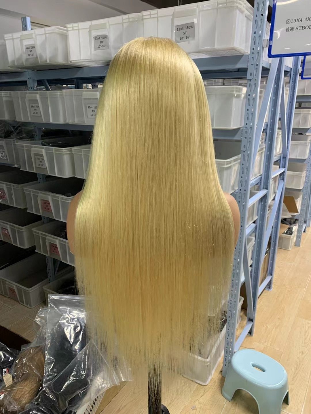 613 Blonde Front Lace Wigs Raw Virgin Human Hair Lace Front Wig For Black Women Peruvian Lace Frontal Wig