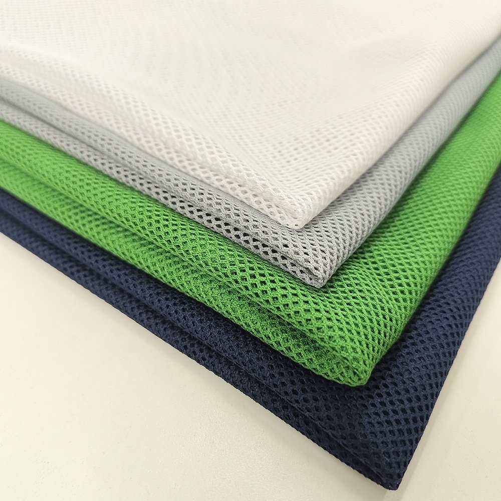 2*2 warp knitted square 2 empty 2 mesh fabric fabric 75D full polyester diamond mosquito fabric