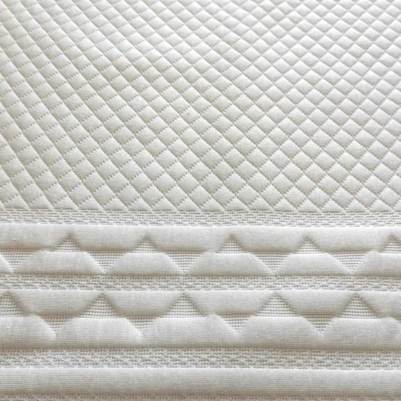 High Level Wholesale White Embroidered Jacquard Knitted Mattress Quilted Border Fabric