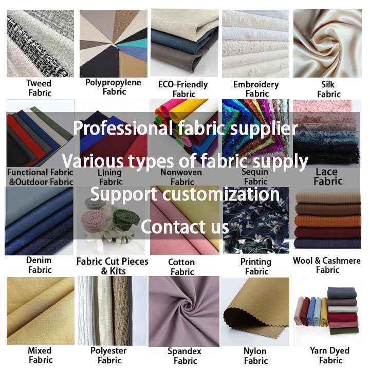 Factory Supply embroidery coton Fabric For Garments