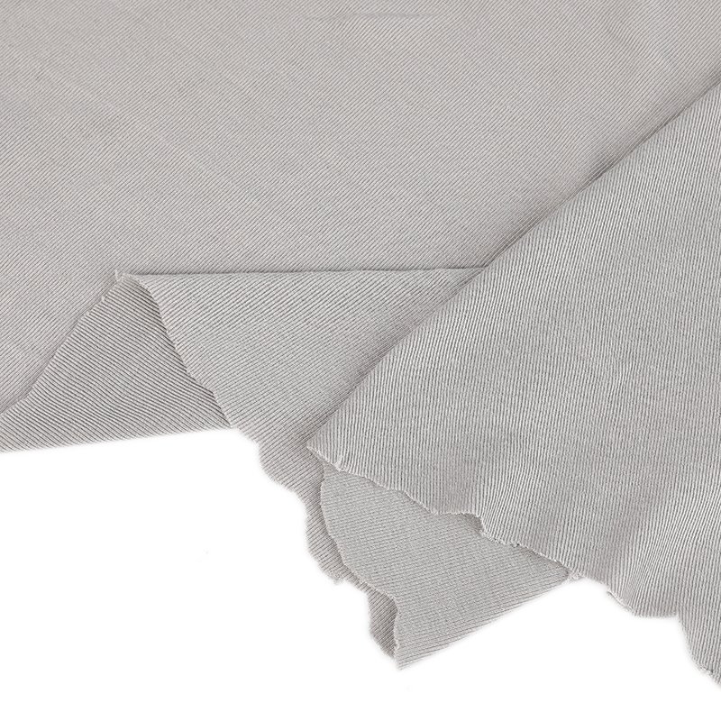 First class quality wholesale 97%polyester 3% spandex stretch 1x1 rib knit fabric for stretch shirts