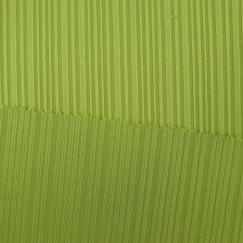 Fabrics and Textiles Materials Polyester Spandex fancy ribbed knitted rib fabric for casual style dress making