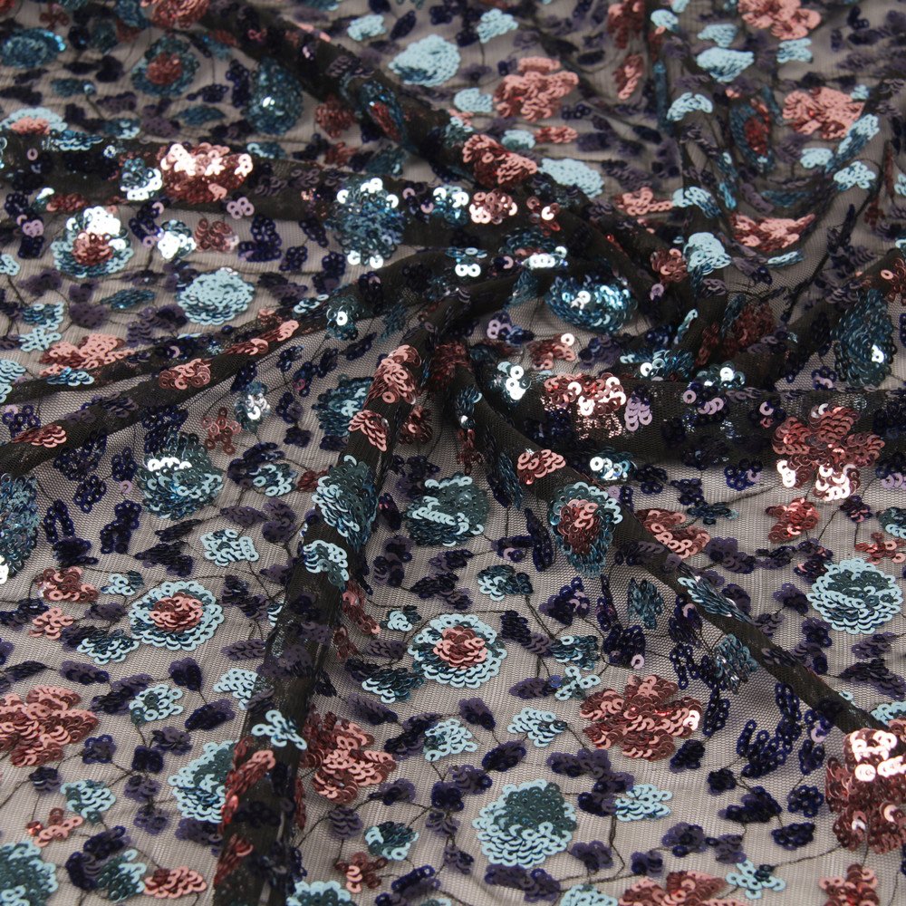Gradient Sequined Lace Fabric, 2021 New Wedding Dress Fabric/Wholesale Colorful Polyester Embroidered fabric