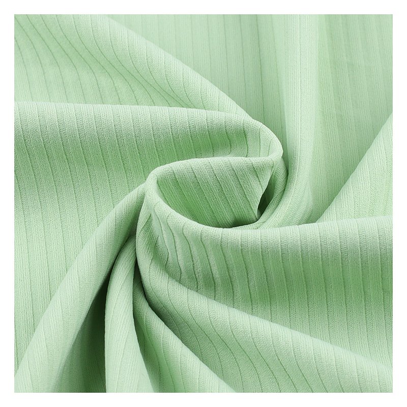 Lulu Style 75% Nylon 25% Spandex Four Way Stretch Ribbed Stripes Nylon Spandex Fabric For Yoga Bra Sports wear