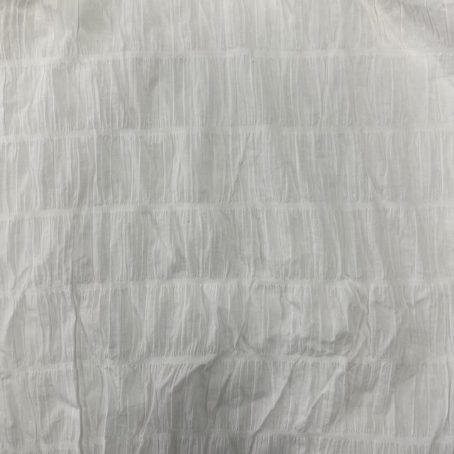 New design 98% cotton plain woven pleated crinkle cotton crepe airflow fabric for woman long dress