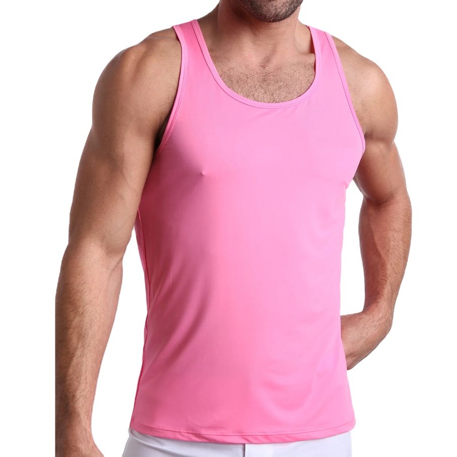 Customization Men's Tank Top Compression Athletic Clothing Fitted Gym Stringer Fitness Running Men Ribbed Tank Top From BD