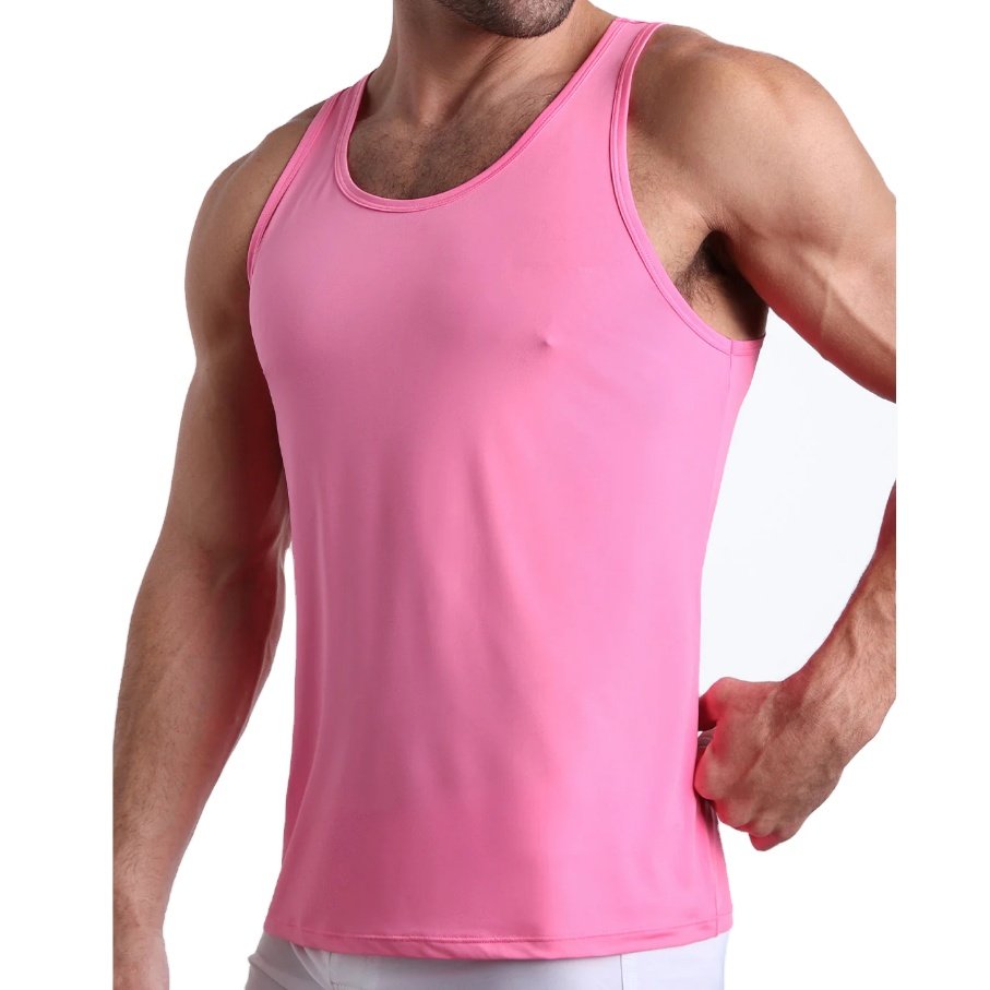 Customization Men's Tank Top Compression Athletic Clothing Fitted Gym Stringer Fitness Running Men Ribbed Tank Top From BD