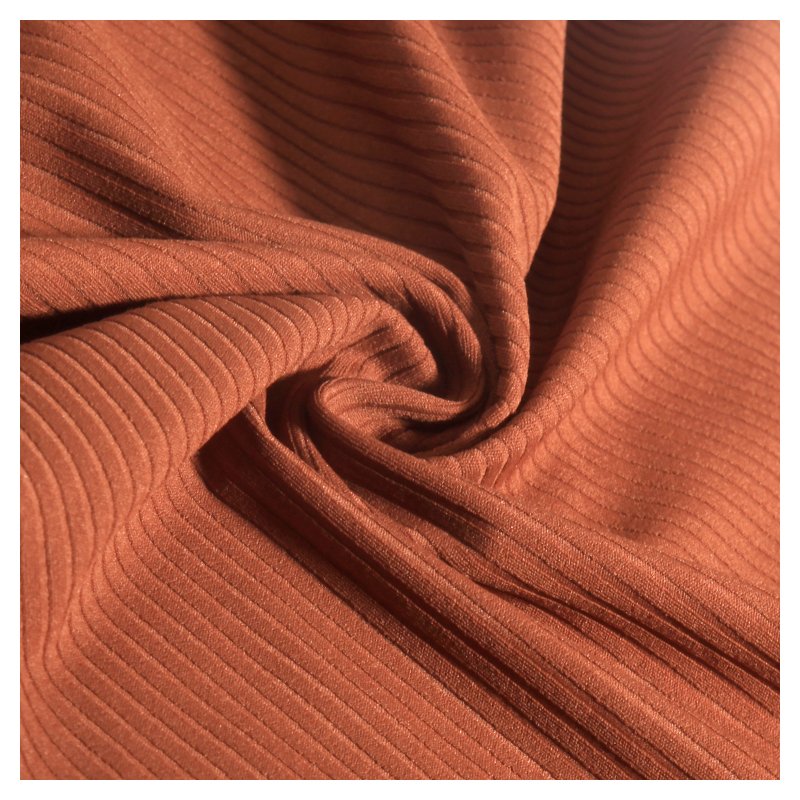 New Product Skin-friendly Spandex Nylon Sportswear Bra Vest Stripe Ribbed Leggings Fabric