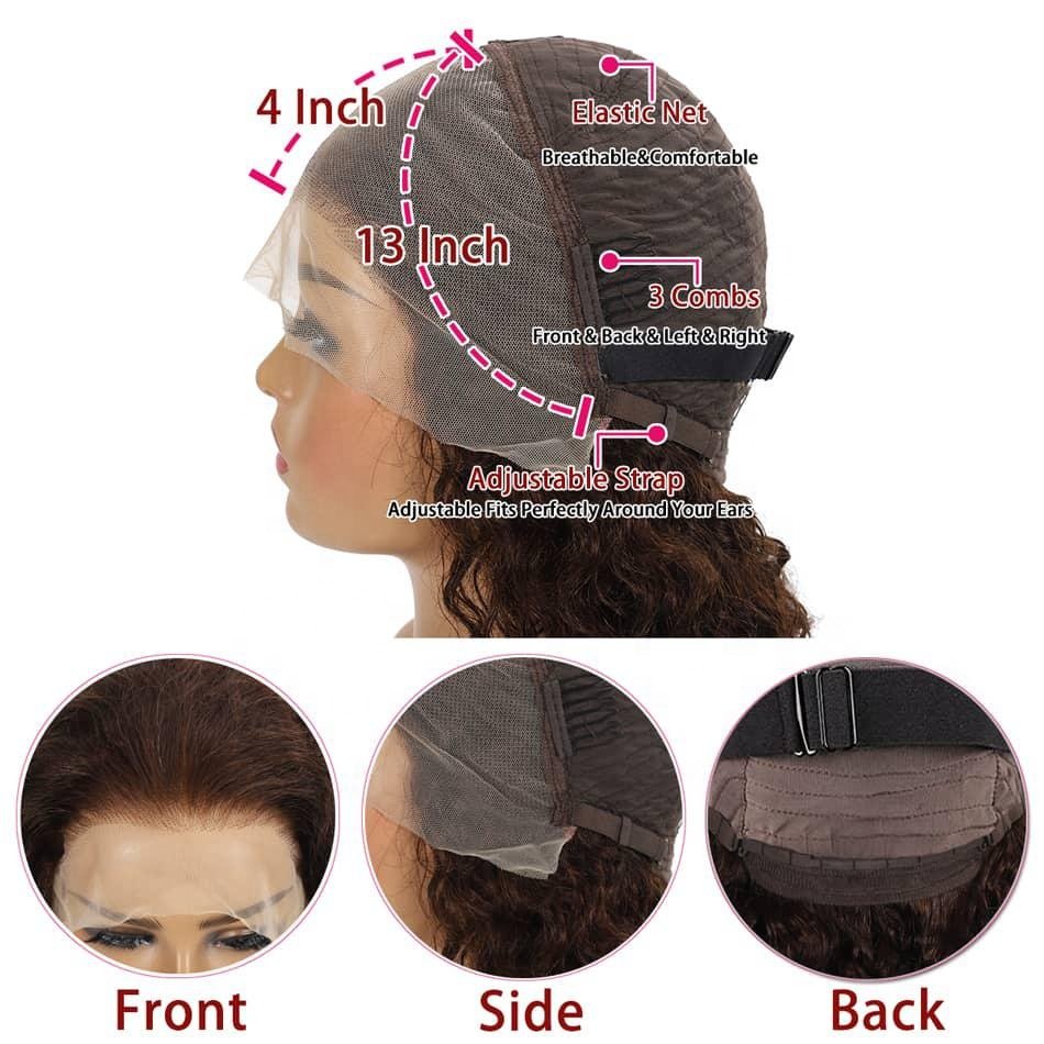 Wholesale Brazilian Hair Bone Straight Short Bob Wigs Human Hair Lace Front Wigs For Black Women Hd Lace Frontal Wig Human Hair
