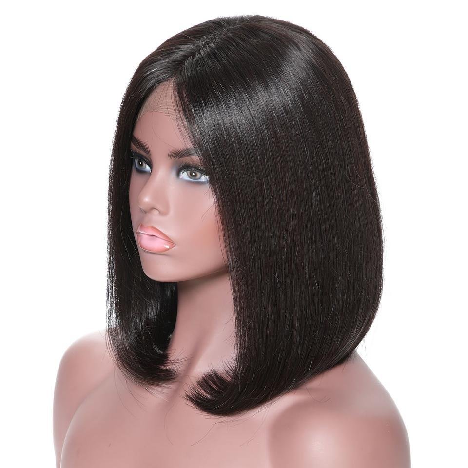 Full Lace Human Hair Wig for Black Afro Kinky Curly Women Wholesale Virgin Burmese 12inch Short 3A 3B 3C 4A 4B 4C Brazilian Hair