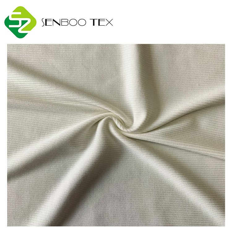 OEKO Tex 100 205gsm Eco-Friendly Ribbed Fabric 95% Organic Bamboo 5% Spandex Dyed Baby Sweatshirt Accessory Boys Girls Sleepwear
