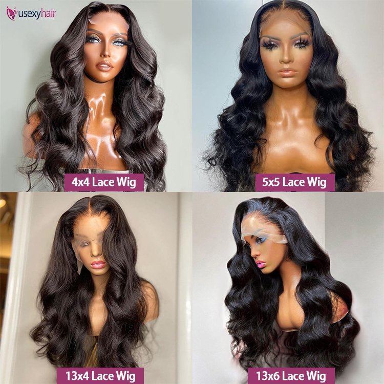 40Inch Natural Glueless full Swiss HD Transparent Human Hair Wigs, Brazilian 100% Human Hair Vendors Body Wave Lace front Wig