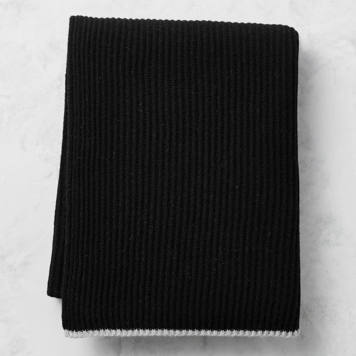 Wholesale 100% Cashmere Blanket large size other blankets rib knit cashmere throw