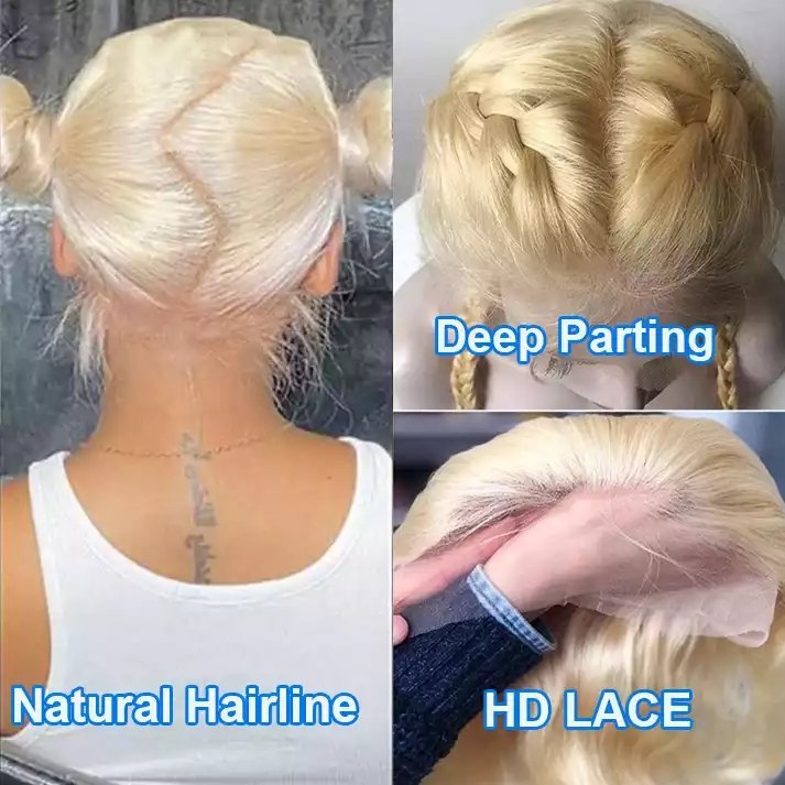 40 inch 613 Hd Lace Frontal Wig Human Hair Raw 13x4 13x6 Lace Front Wigs For Black Women Full Lace Wig Cuticle Aligned Hair