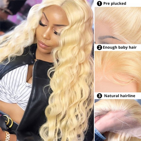 40 inch 613 Hd Lace Frontal Wig Human Hair Raw 13x4 13x6 Lace Front Wigs For Black Women Full Lace Wig Cuticle Aligned Hair
