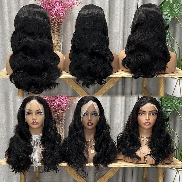 High Quality Raw Vietnamese Virgin Human Hair Vendors Loose Body Deep Wave Lace Front Wigs Glueless Full Hd Lace Frontal Wigs