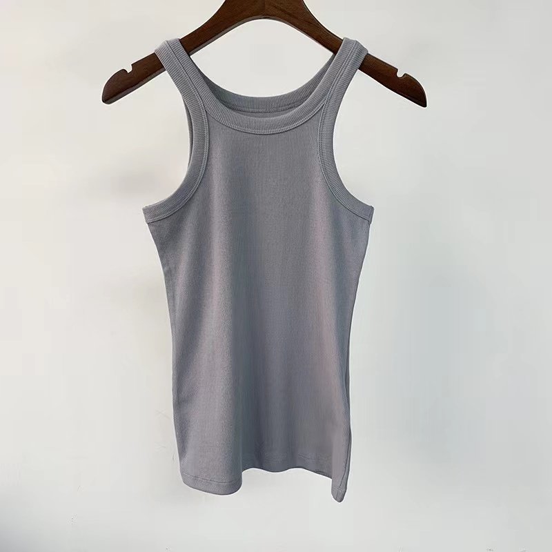 Custom Logo Muscle Tank Top Men Sports Gym Vests Mens Ribbed Tank Tops
