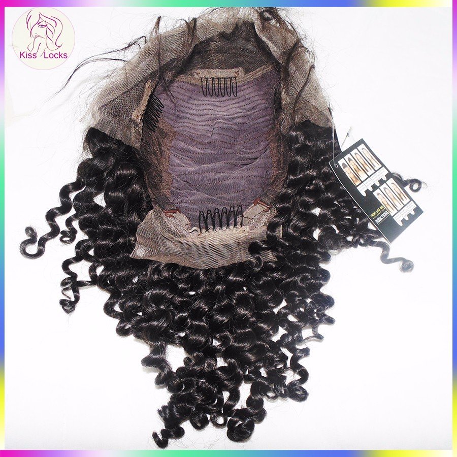 Raw Hair Preplucked small knots 13x6 Deep Wave HD Lace Front Wig 360 wigs deep parting