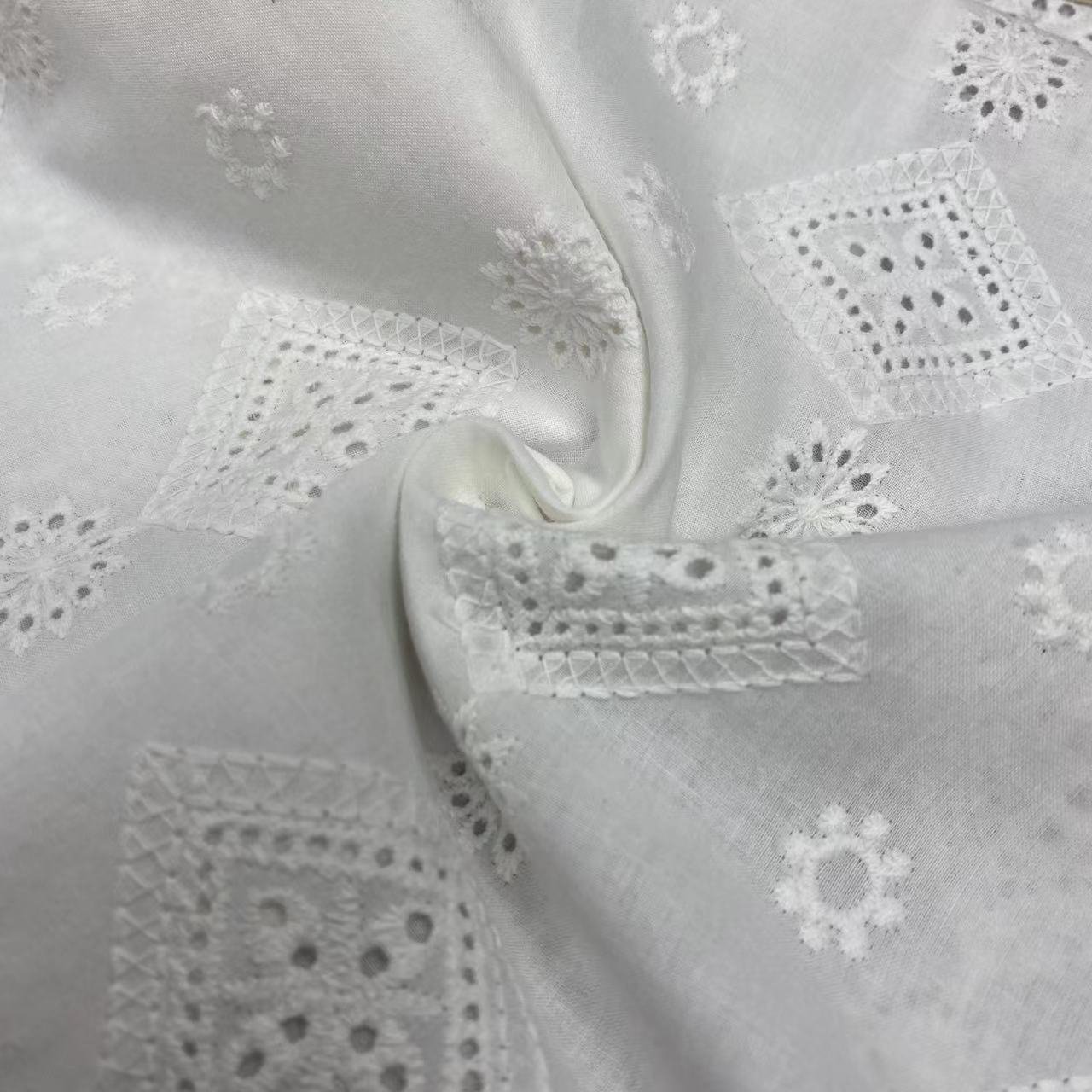 100%Cotton embroidery fabric,embroidery custom fabric printing cotton,Can be made clothing fabrics,Multi-color custom,wholesale