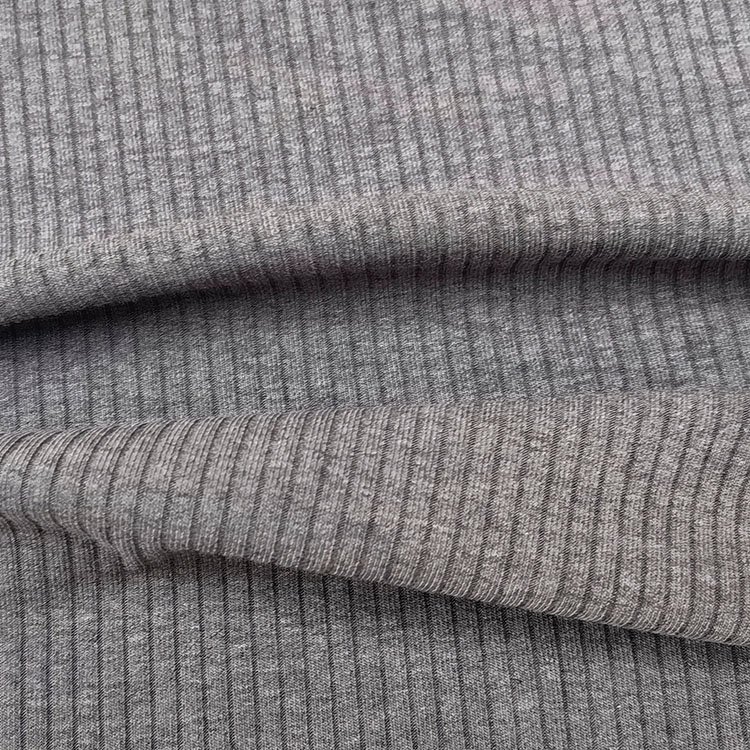 Factory custom color 4x2,2x2 polyester rayon cotton spandex french brush ribbed fabric for shirt,dress