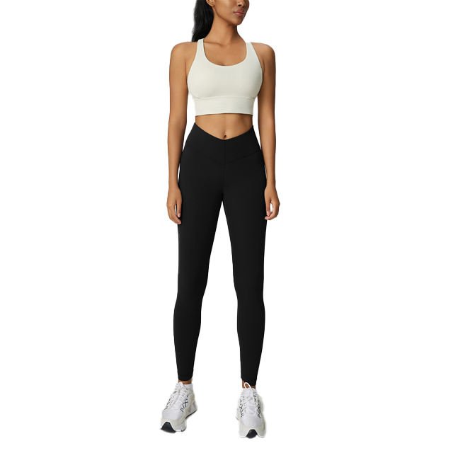 fitnessSexy Ladies Yoga Pants High Waist Knitted Sportswear Breathable Yoga Set For Adults And HighSchoolGirls seamless yoga set