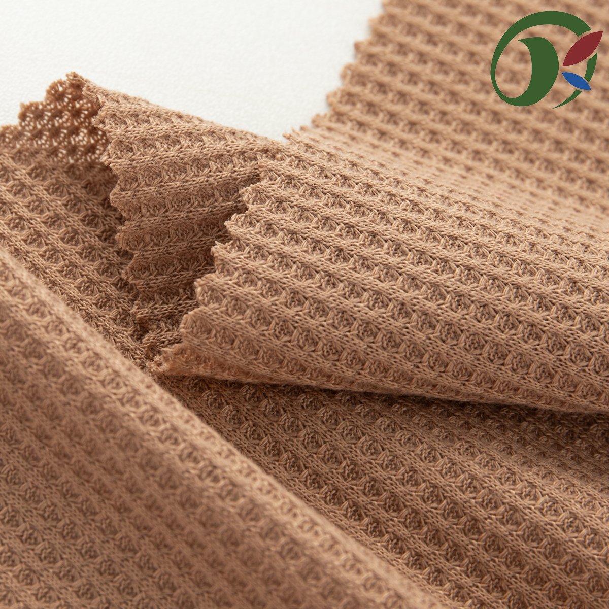 30038 Customized double-sided stretch 97% polyester 3% spandex Waffle knit fabric for stylish spring and summer clothing