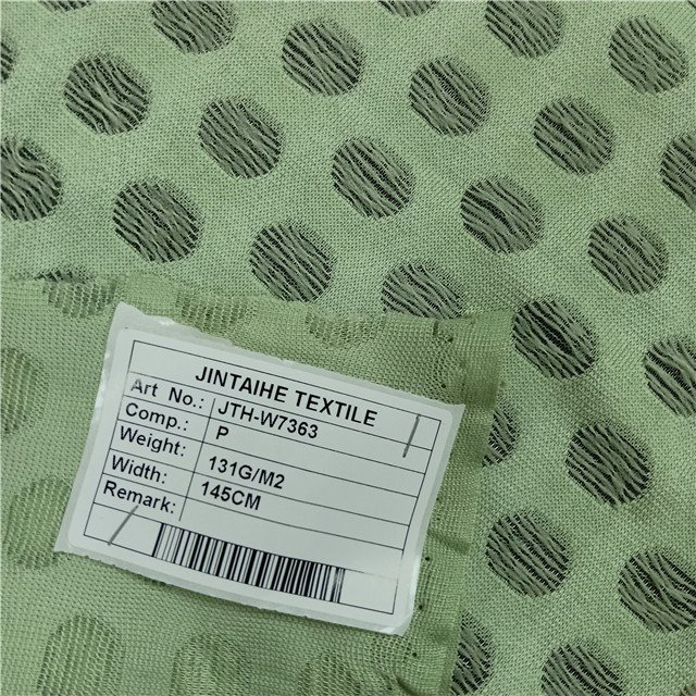 100%polyester lace fabric ,dot and dot knitted fabric,Can be used for clothing fabrics,thin and breathable,Multi-color custom