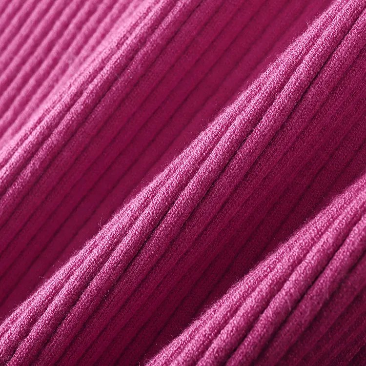 Knitwear manufacturers custom polo neck short sleeve casual rib women dresses summer sweater knit dress