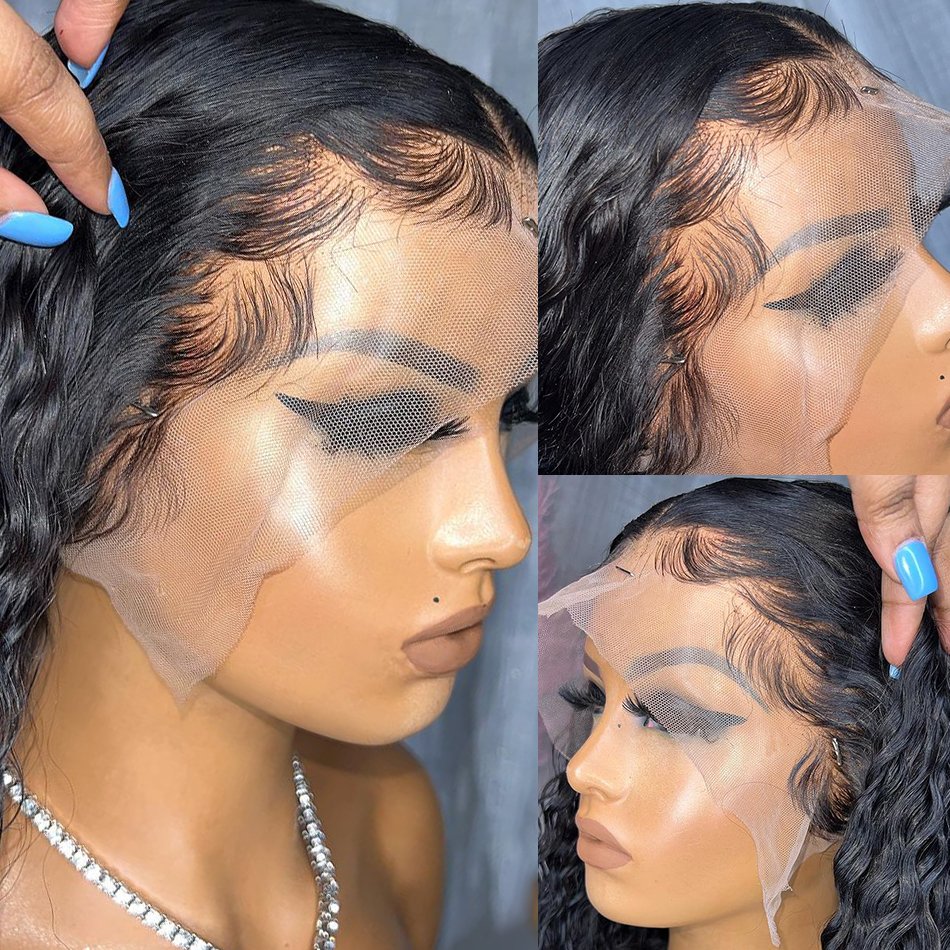 Short Bob Pink Red 613 Highlight 1b Honey Blonde Brown Color Straight Human Hair Full Hd Lace Front Wigs For Black Women