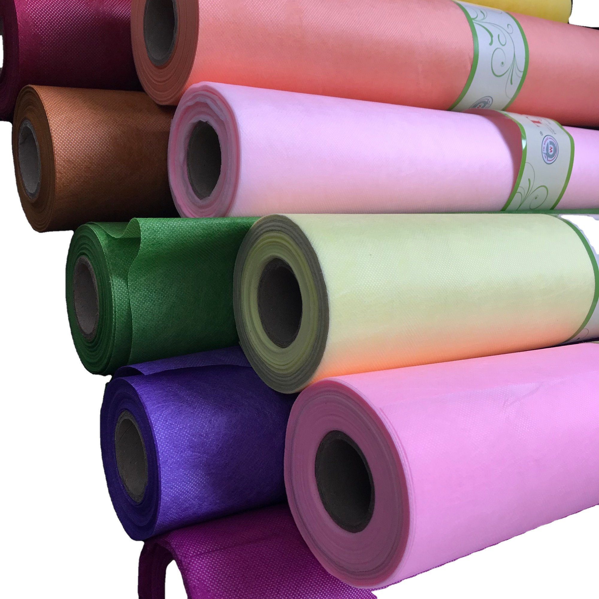 Polypropylene non - woven fabrics packaging paper fabrics used for outer packing, lining, embroidery, etc