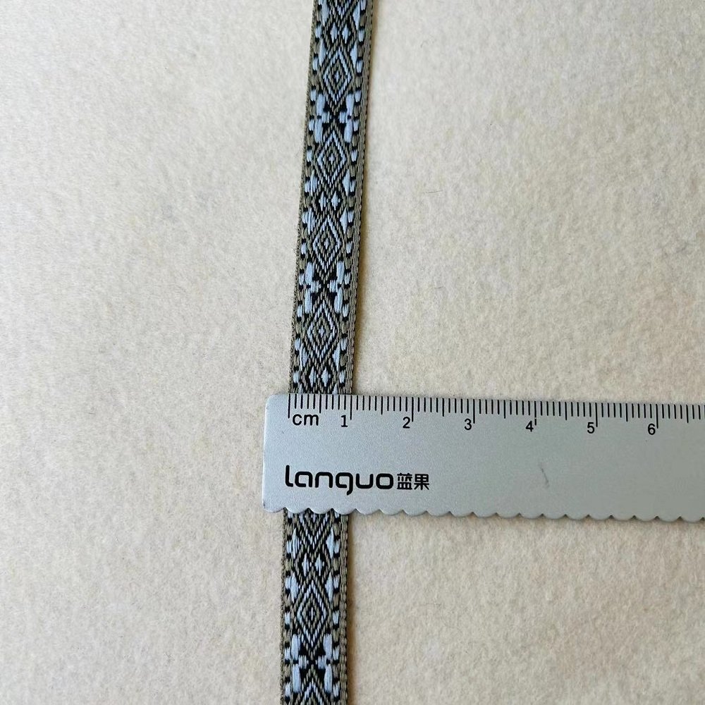 Ethnic Lace Jacquard Webbing Woven Tape For Garment Accessories Width 1-3 cm ST-982