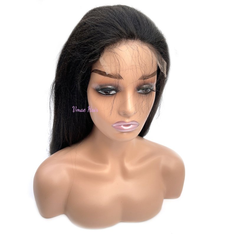 VMAE Unprocessed Virgin Raw Afro Kinky Curly 4B Human Hair 13*6 HD Lace Frontal Wig Lace Front Wigs for Black Women