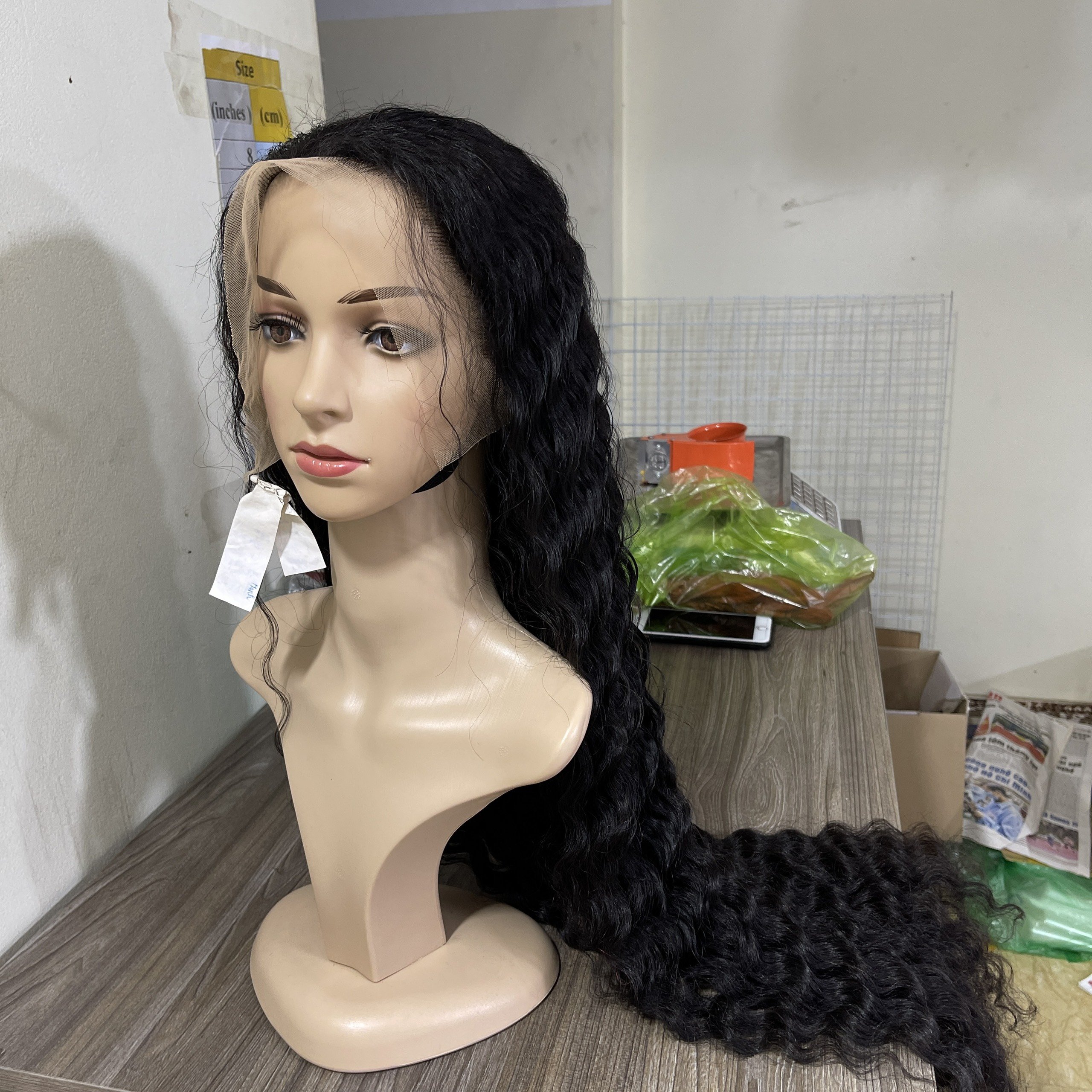 30 - 34 inches Loose Deep Wave Transparent HD 13*4 13*6 360 Full Lace Front Wigs glueless virgin human hair wigs