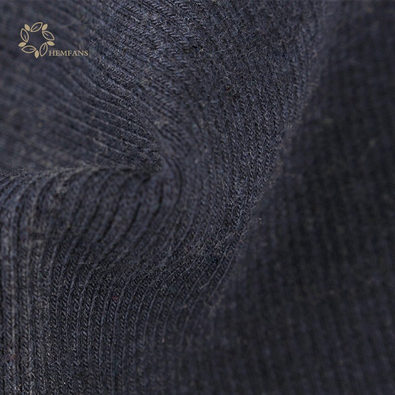 Custom Organic Fabric Knit Rib 70% Bamboo 30% Cotton 2x2 Rib Cuff Fabric