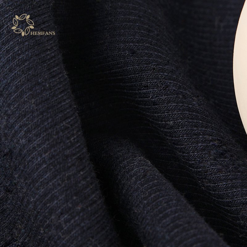 Custom Organic Fabric Knit Rib 70% Bamboo 30% Cotton 2x2 Rib Cuff Fabric