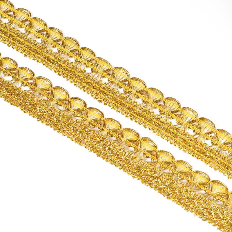 Silver Sequin Ethnic Lace Trim Gold And Silver Sequin For Wedding Dress Clothing Accessories