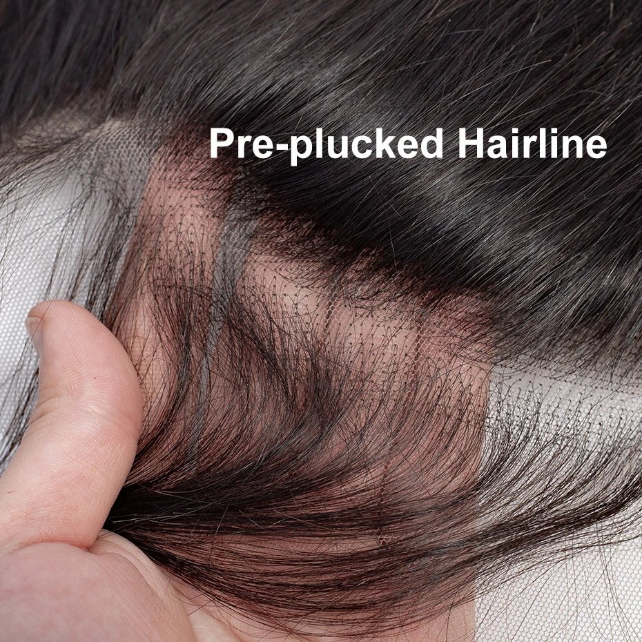 Factory Price Virgin Human Hair Real Swiss Transparent 4x4 13x6 Hd Film Lace Frontal